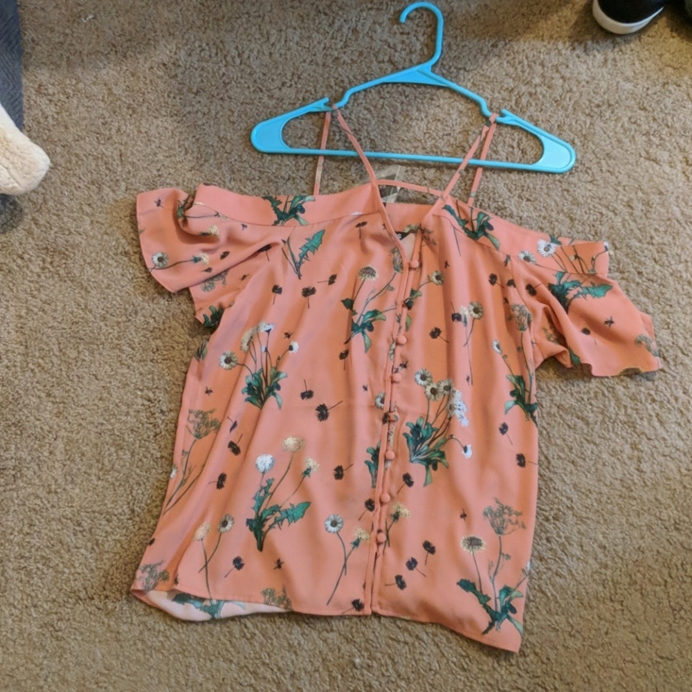 Off the shoulder shirt